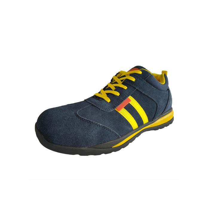 Suede Leather Sport Safety Shoes